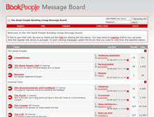 Tablet Screenshot of forum.thebookpeople.co.uk